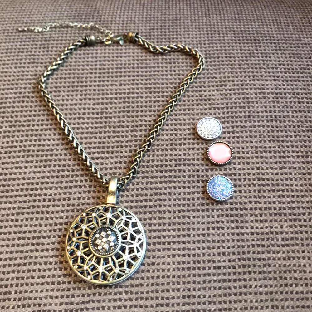 silver or antique gold reversible